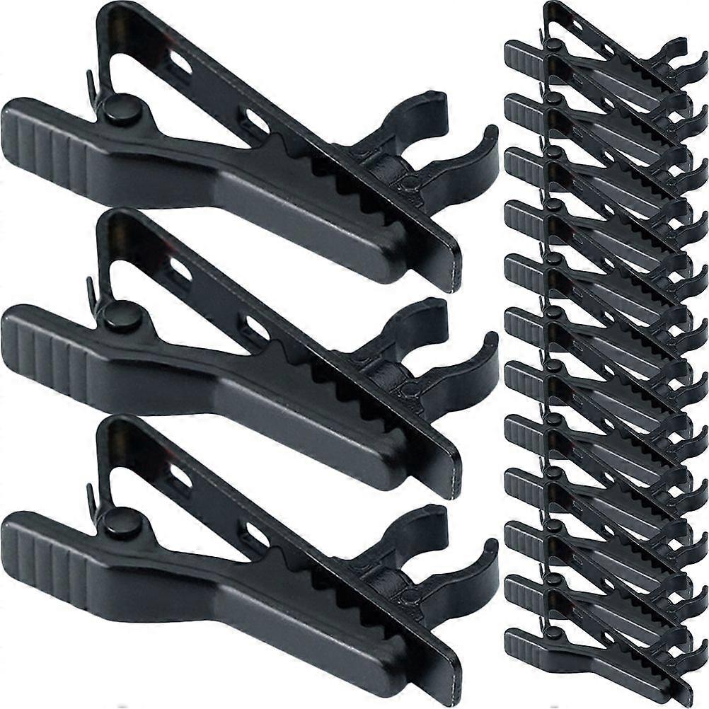 15pcs Iron Microphone Clamp Universal Loud-speaker Fixing Clip Mic Lapel Clips For Studio