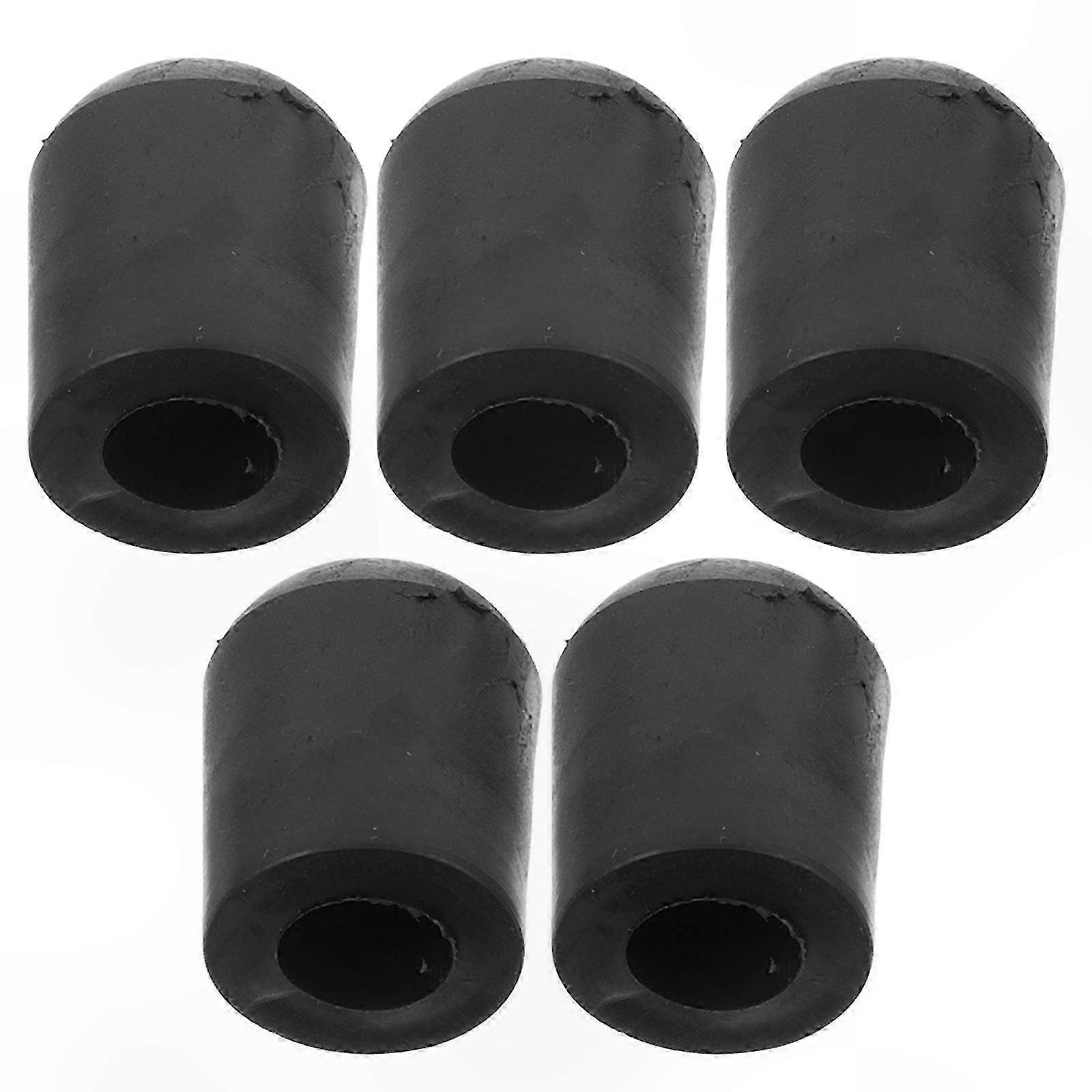 Double Bass Endpin Tip, Rubber Material, Pack of 5, Easy to Install for Enhanced Performance