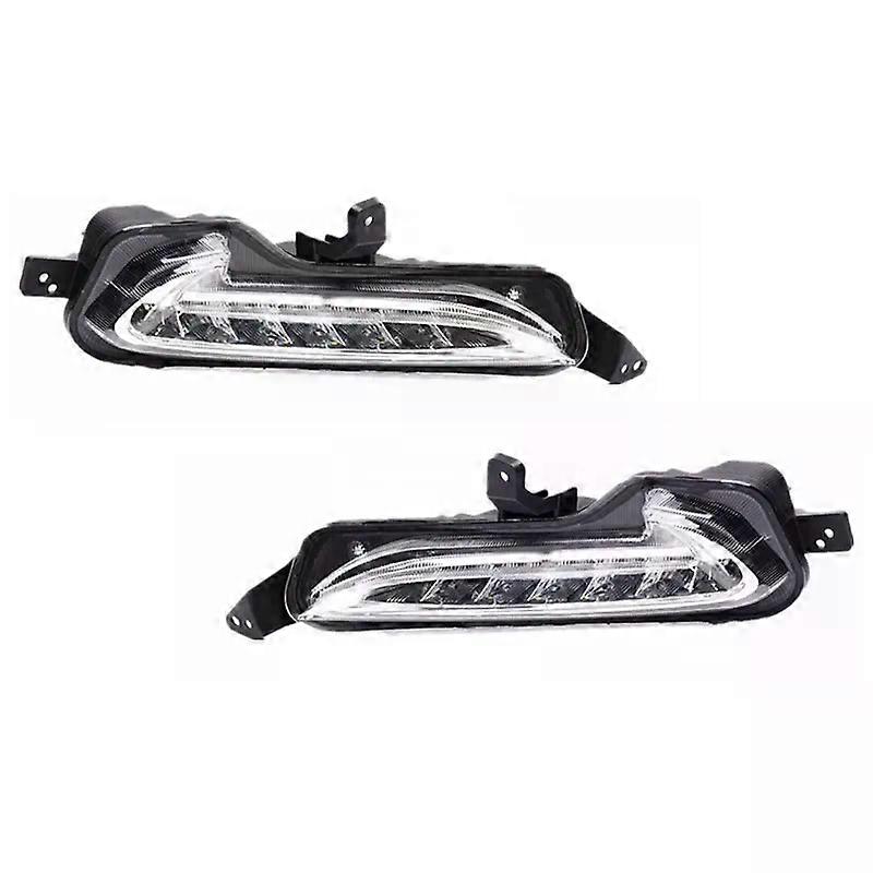 Apply Auto Accessories For Changan Alsvin 2018 Front Bumper Fog Light LED Daytime Driving Running Lamp Headlamp Car Light Assembly New