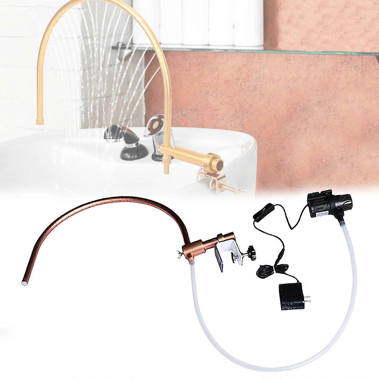 Head Spa Equipment Portable With Pump & Hose Adjustable Shampoo Bowl Attachment For Salon Shampoo Bed Accessories