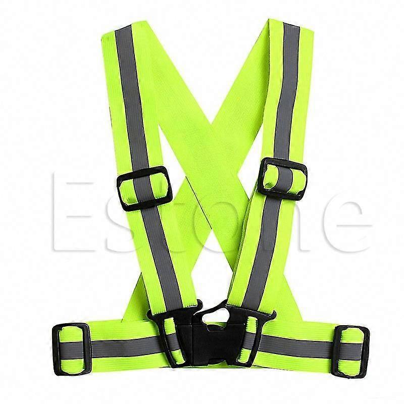 Kids Adjustable Safety Reflective Vest with Stripes for Jackets