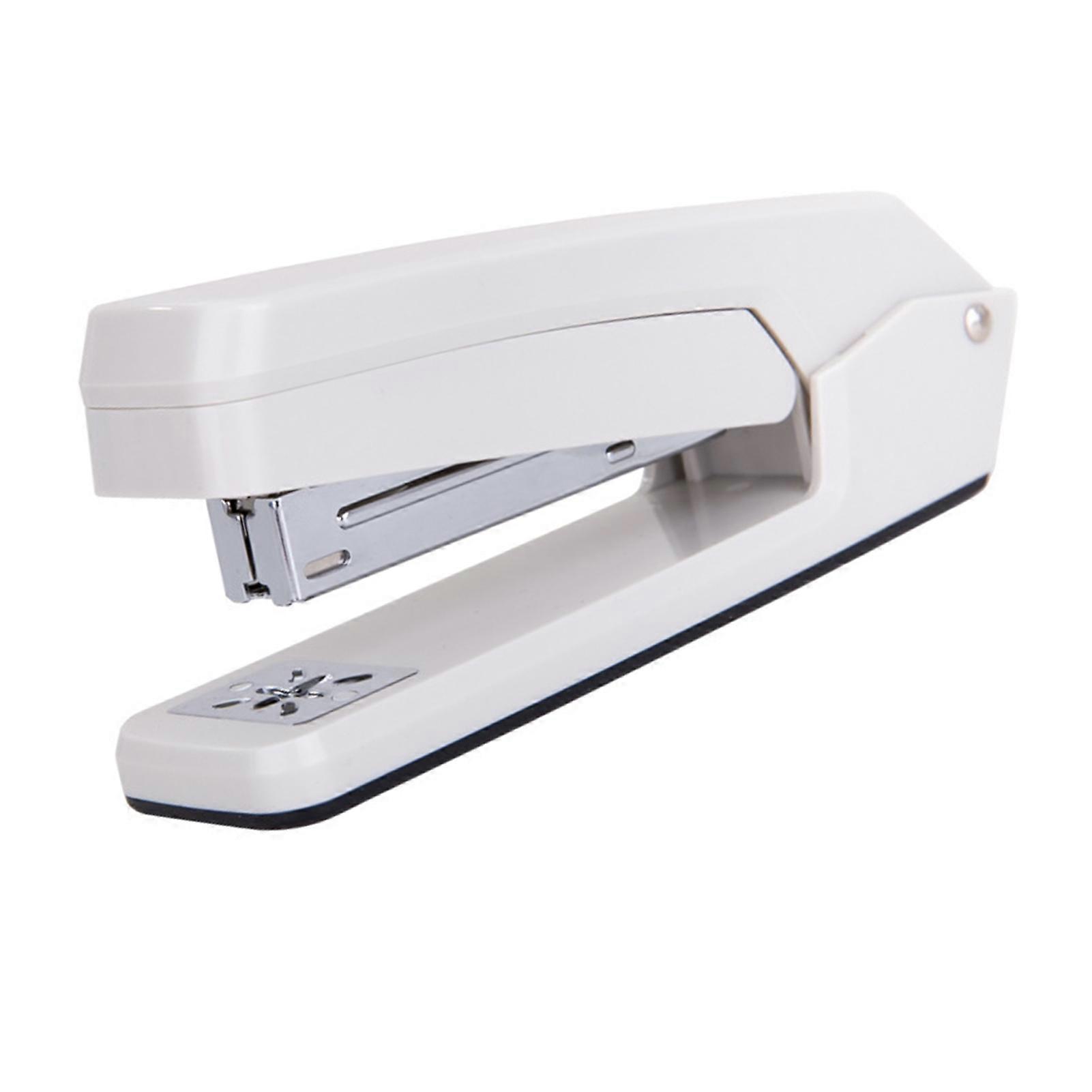 Rotatable Thickened White Stapler for Home Office Classroom Use