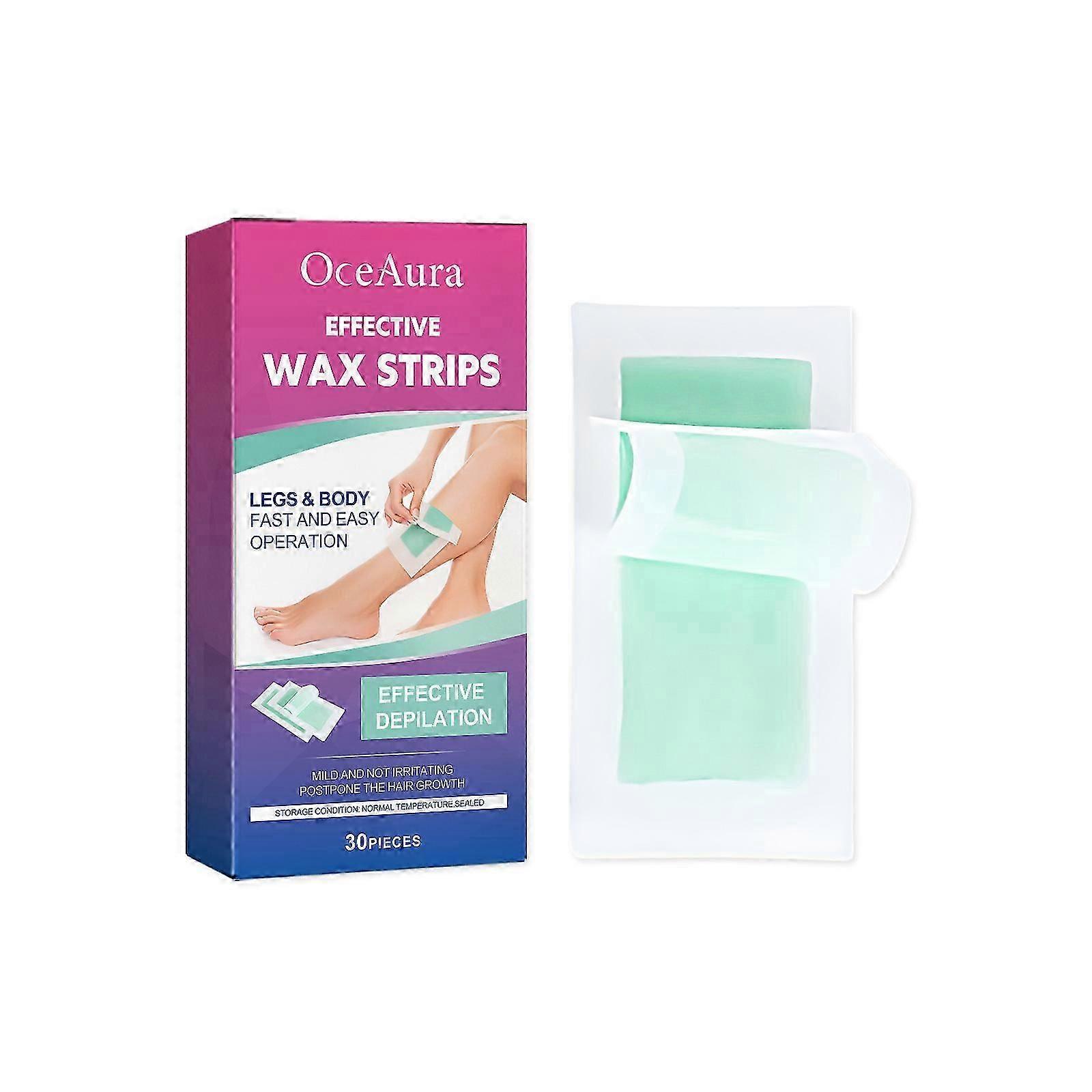 30Pieces Scented Waxing Paper Series Gently Moisturizes, Refreshes Skin And Smoothen Body Waxing Strips