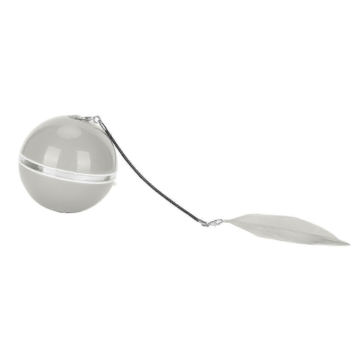 Rechargeable Indoor Interactive Automatic Rolling LED Light Cat Rotating Toy BallGrey