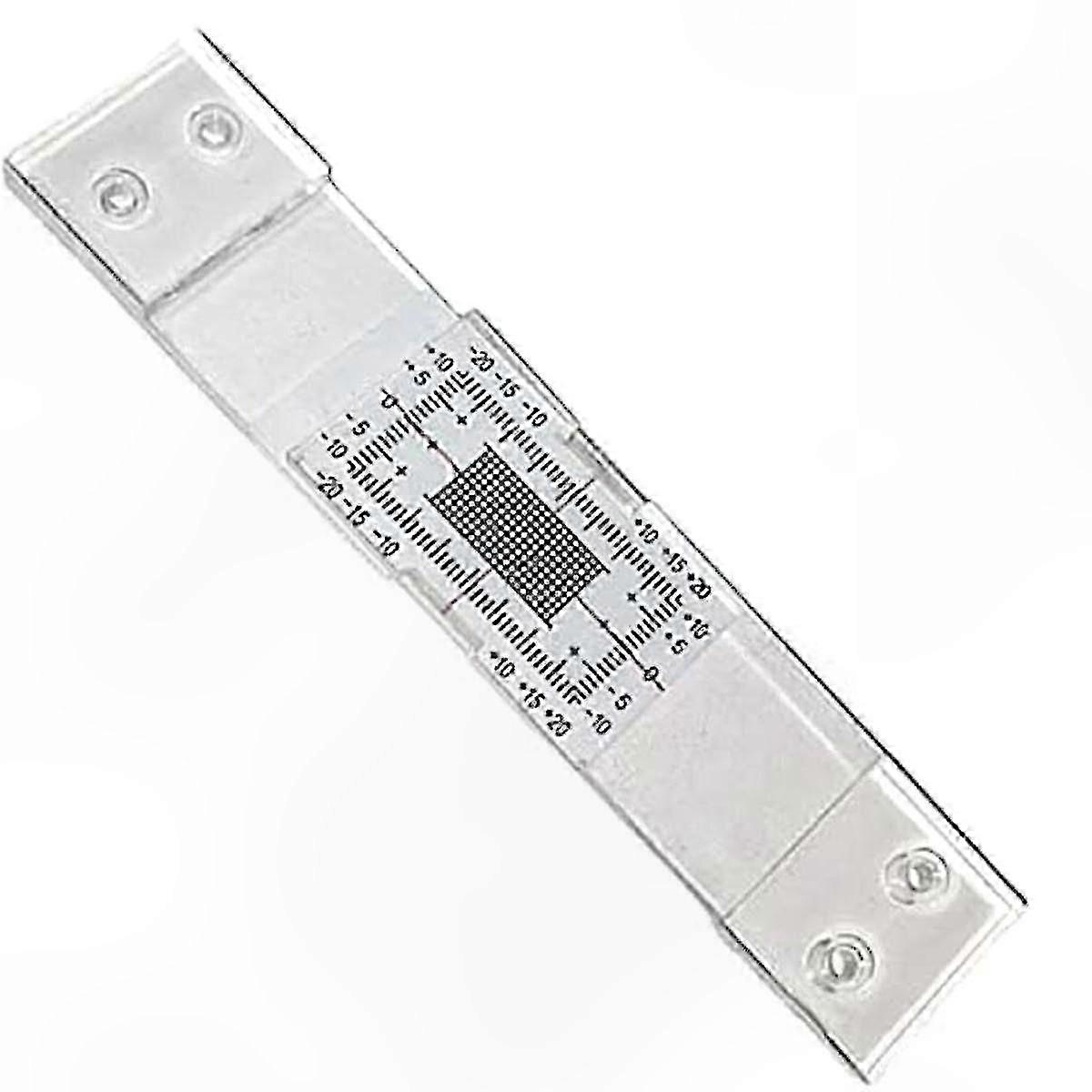Concrete Wall Crack Measurement Tool, Clear Acrylic Corner Gauge for Monitoring Structural Integrity