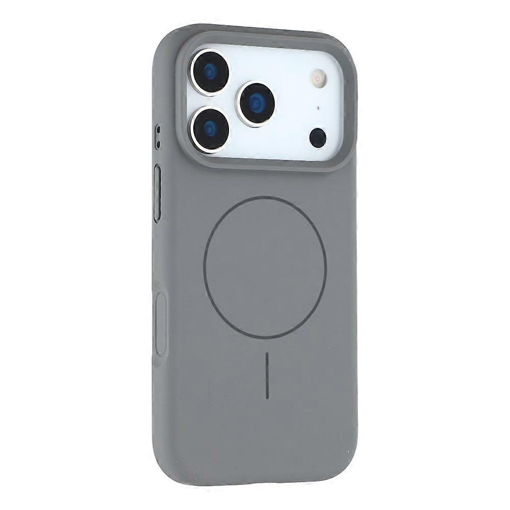 Compatible For iPhone 17 Pro Max Case Compatible with MagSafe Liquid Silicone + PC Phone Cover with Camera Touch Control Button
