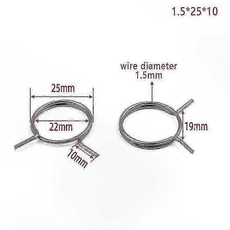 3-Pack Replacement Springs for Door Handles and Knobs Coil Torsion Repair Kit