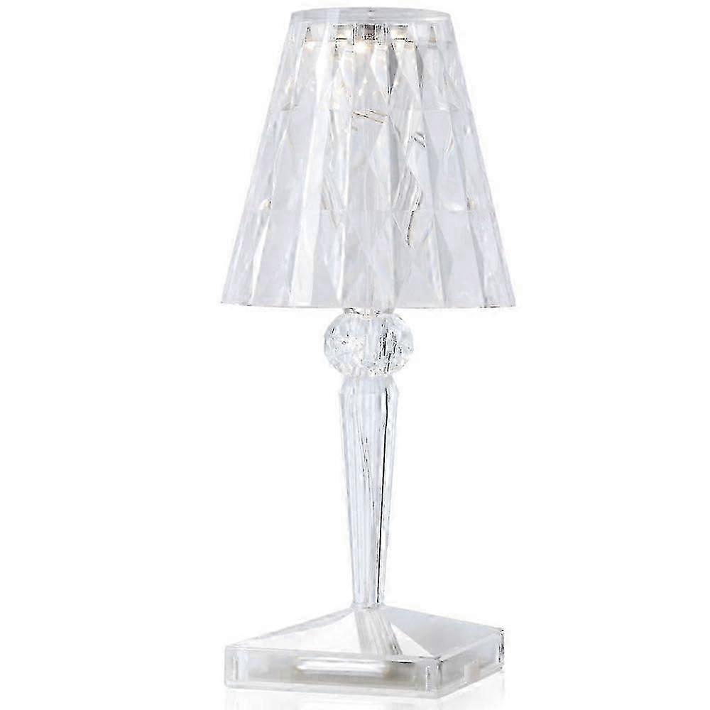 电池台灯透明透明