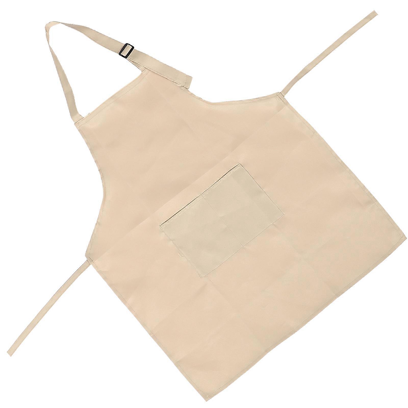 Purple Adjustable Bib Chef Apron with Pockets for Kitchen Use 64*68cm