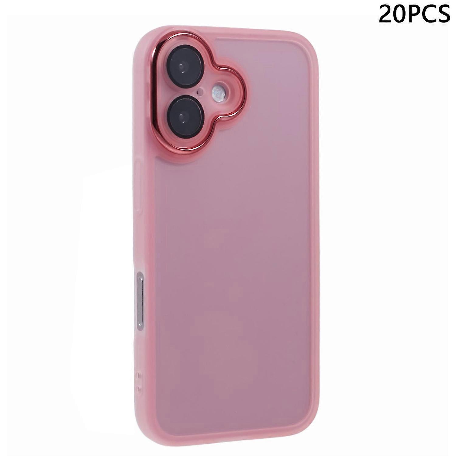 Bulk Purchasing 20Pcs For iPhone 16 Case Electroplated Camera Frame TPU Phone Cover Precise Cutouts