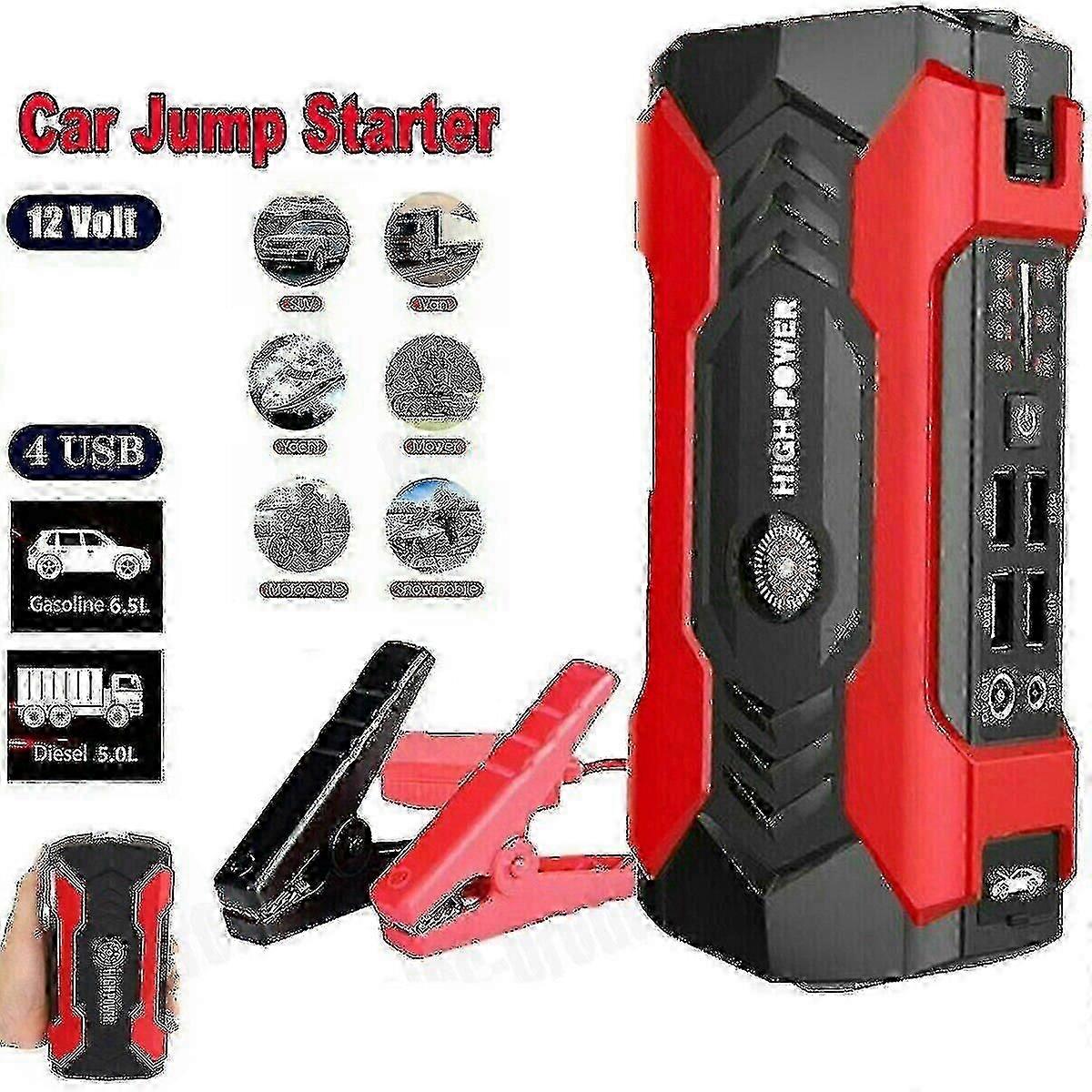 Car Jump Starter 28000mah Power Bank Charger 12v Car Van Battery Pack Booster For Car
