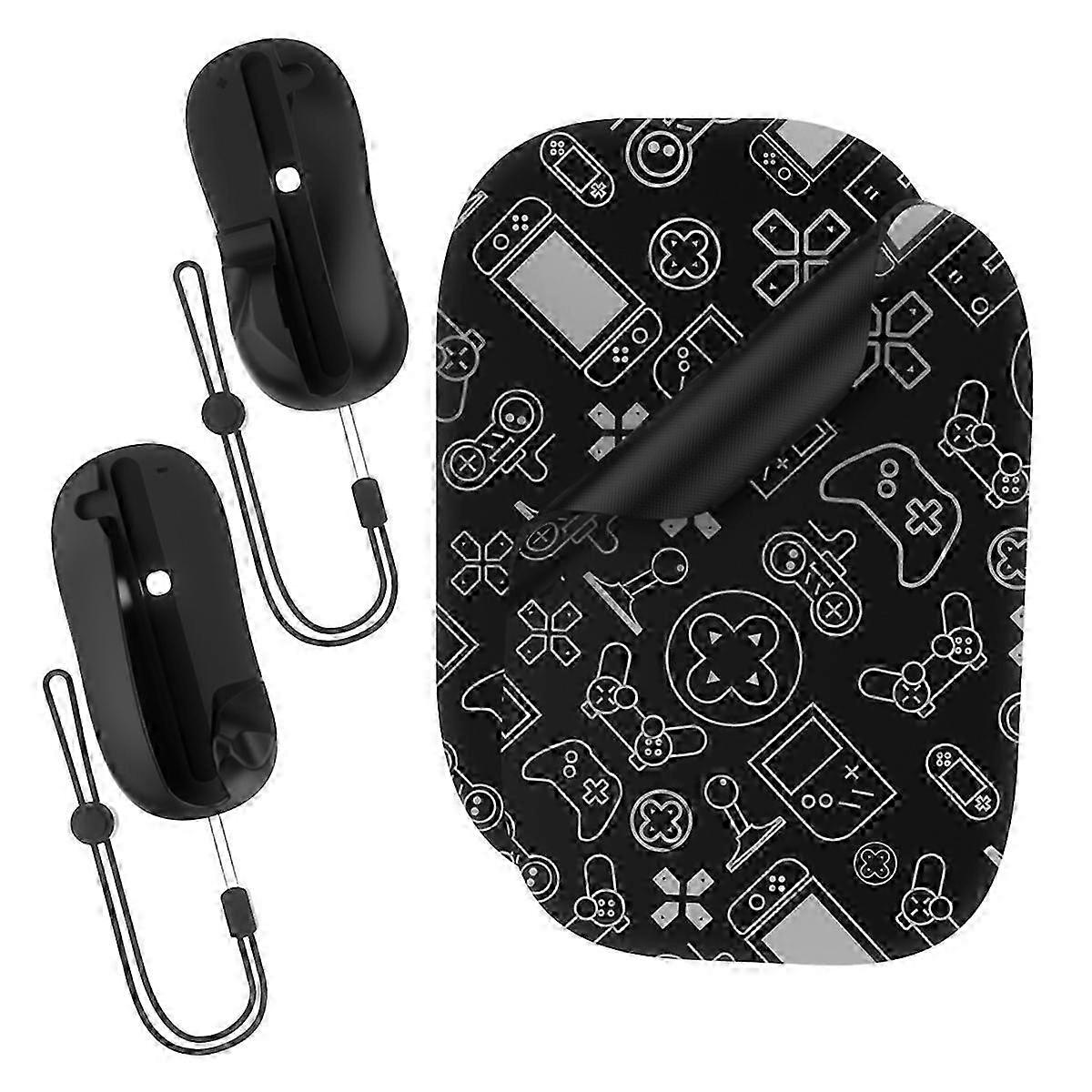 New Ergonomic Gaming Controller Mouse for Switch 2 with Magnetic Function & Mouse Pad - Black