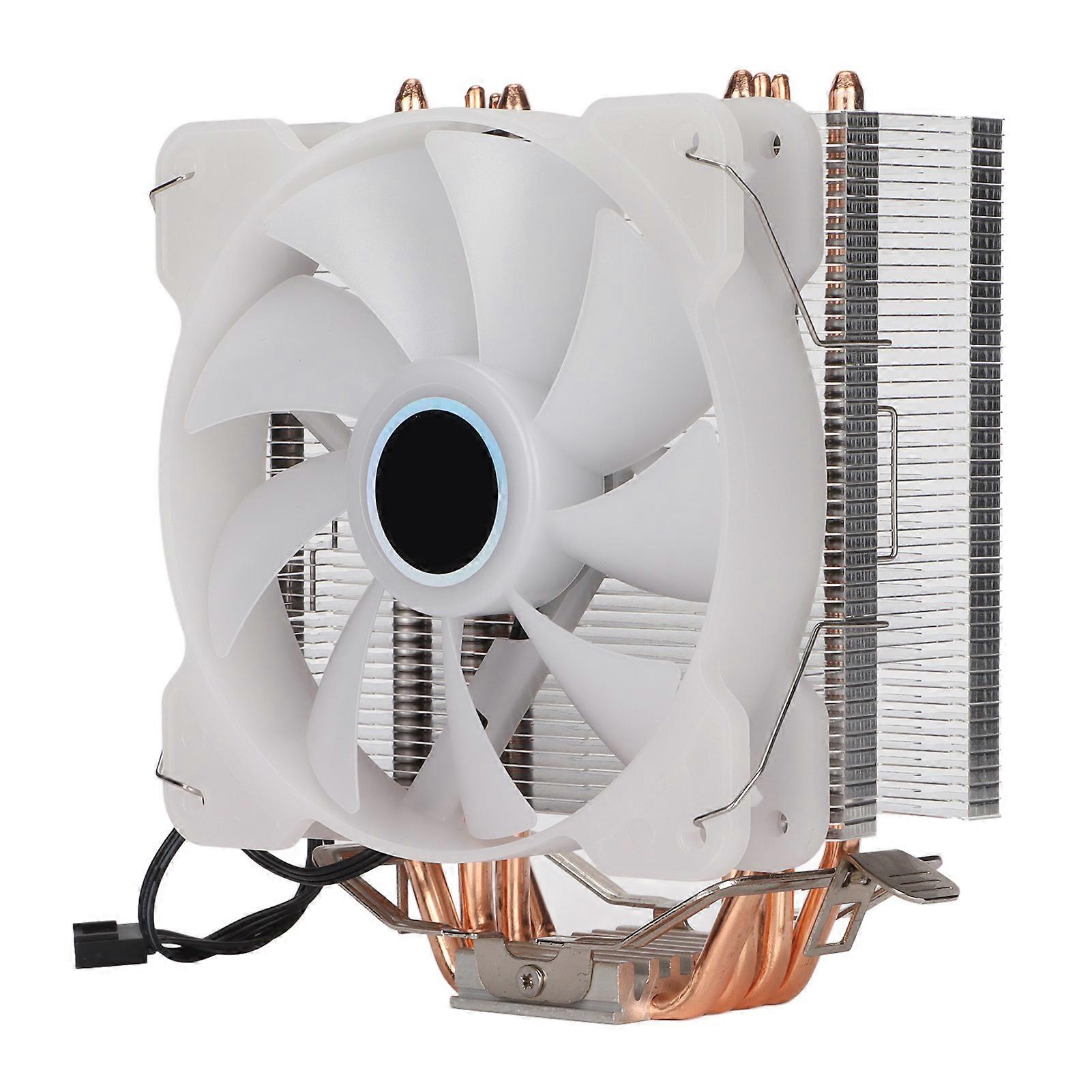 RGB CPU Cooler with 120mm Fan Fast Efficient Cooling for Intel and AMD Systems