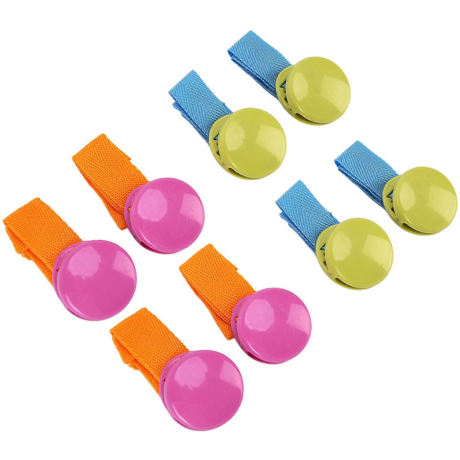 4Pcs Baby Stroller Clips ABS Practical Tools Pink Green Set