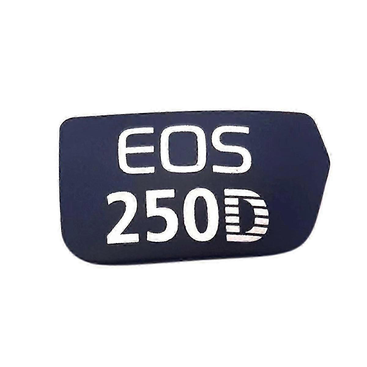 For 250D , Second Generation Sign, Black Nameplate