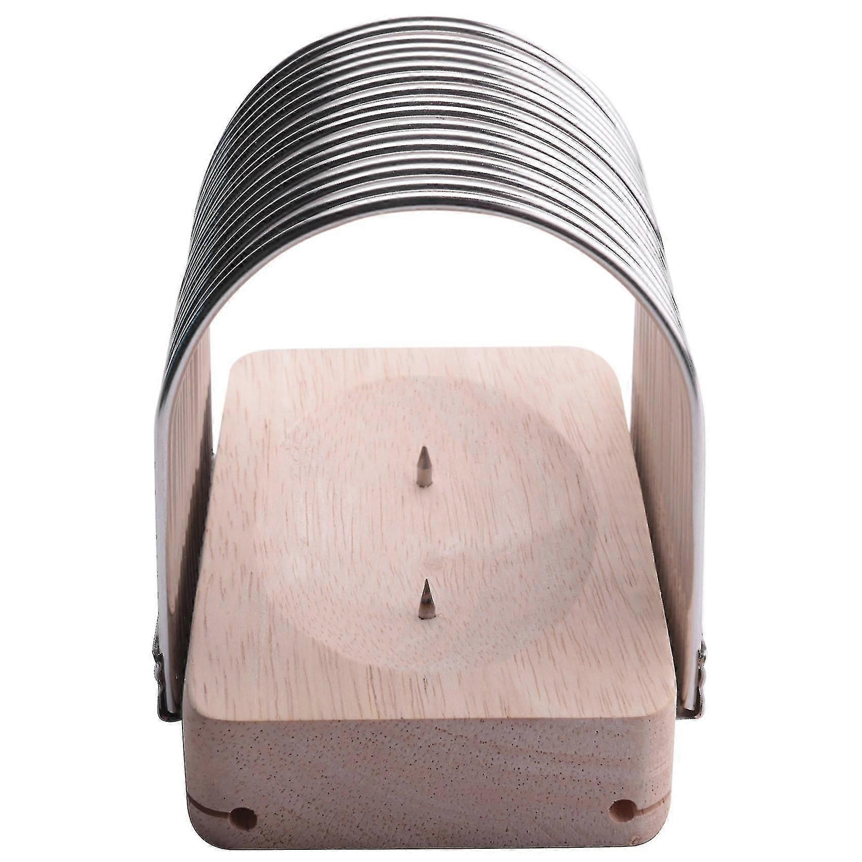 Hasselback Potato Slicer Potato Slicing Tool Fixed Tomato Onion Slicer Anti-cutting Hand Stainless-dwdz