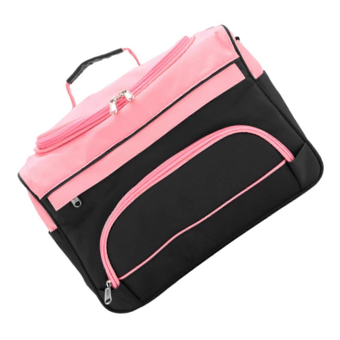 Barber Bag for Clippers and Hairdressing Tools, Makeup Travel Organizer Case, Durable Stylist Kit with Multiple Compartments