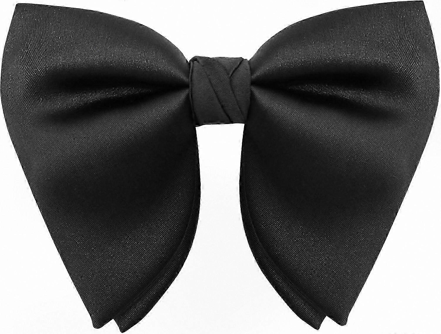 Formal Adjustable Bow Tie for Men, Oversized Pre-Tied Tuxedo Accessory for Special Occasions
