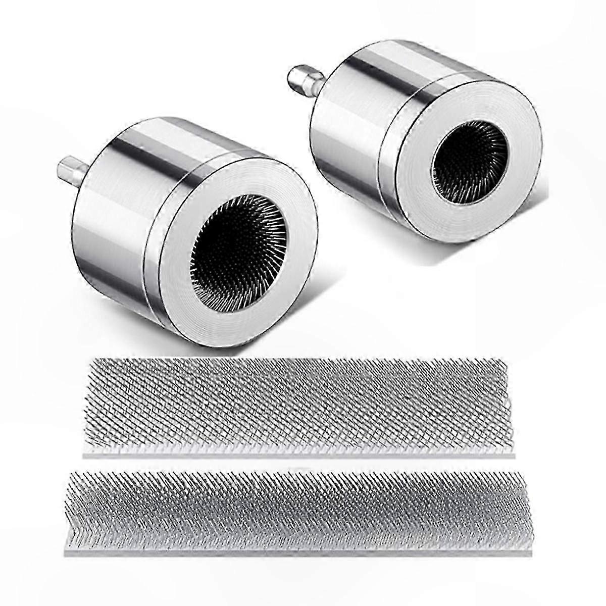 2-Pack Copper Pipe Cleaning Kit with Replaceable Brushes for Drill-Compatible Tube Maintenance
