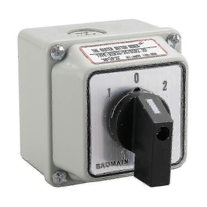 Universal 3 position changeover switch for electrical circuits SZW26-20/D202.2D