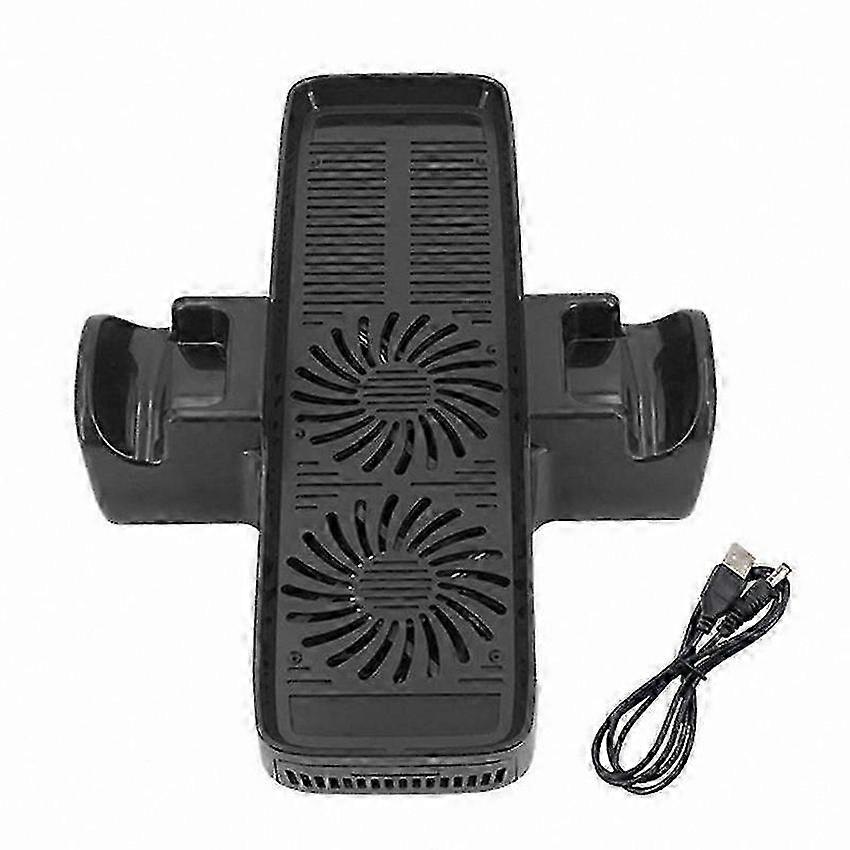 3-in-1 Cooling Dock Station with Stand Fan for Xbox 360 Slim