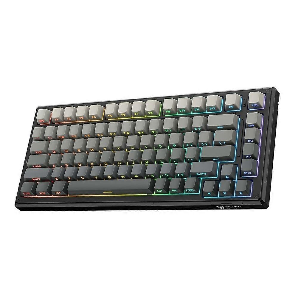 ONIKUMA G83 2.4G Wireless / Bluetooth-compatible / Wired 3 Modes 82-Key Mechanical Keyboard Hot Swappable Gaming Keyboard
