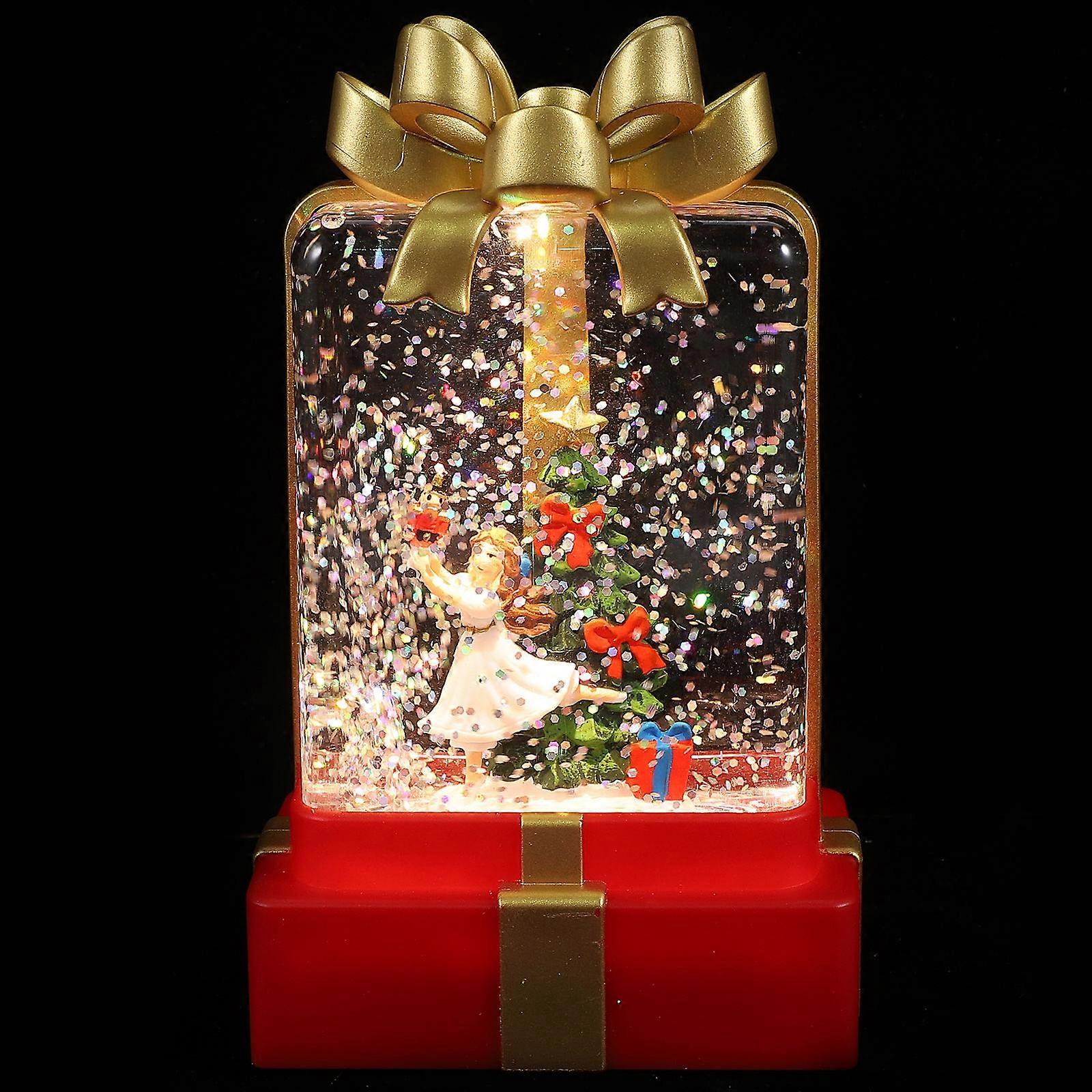 Christmas Lighted Lantern Decorative Lamp with 3Pcs for Xmas Decor