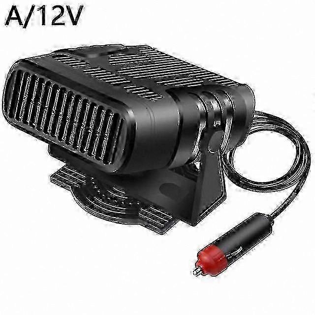 Portable 4-in-1 Car Heater Fan with Defogging and Defrosting Function Fit For Windshield, 12V/24V 120W Electric Cooling and Heating Device