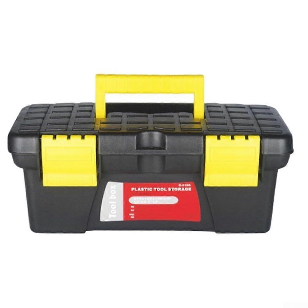 10 Inch Toolbox Single Layer Storage Box Plastic Organizer Hardware Tools And Drill Accessories Job Sites And Workshops