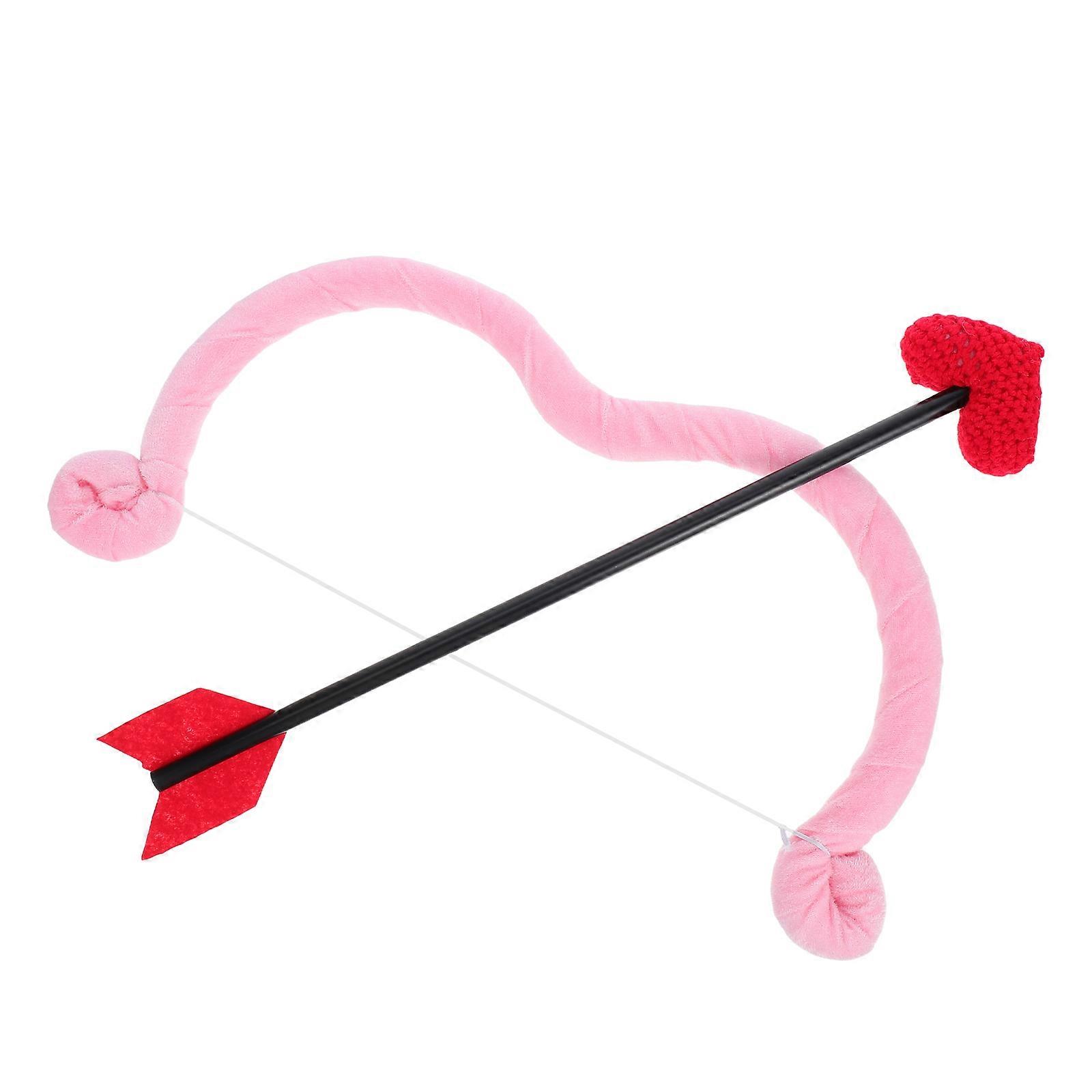Cupid Costume Kit Bow and Arrow Set for Valentine Events 5Pcs