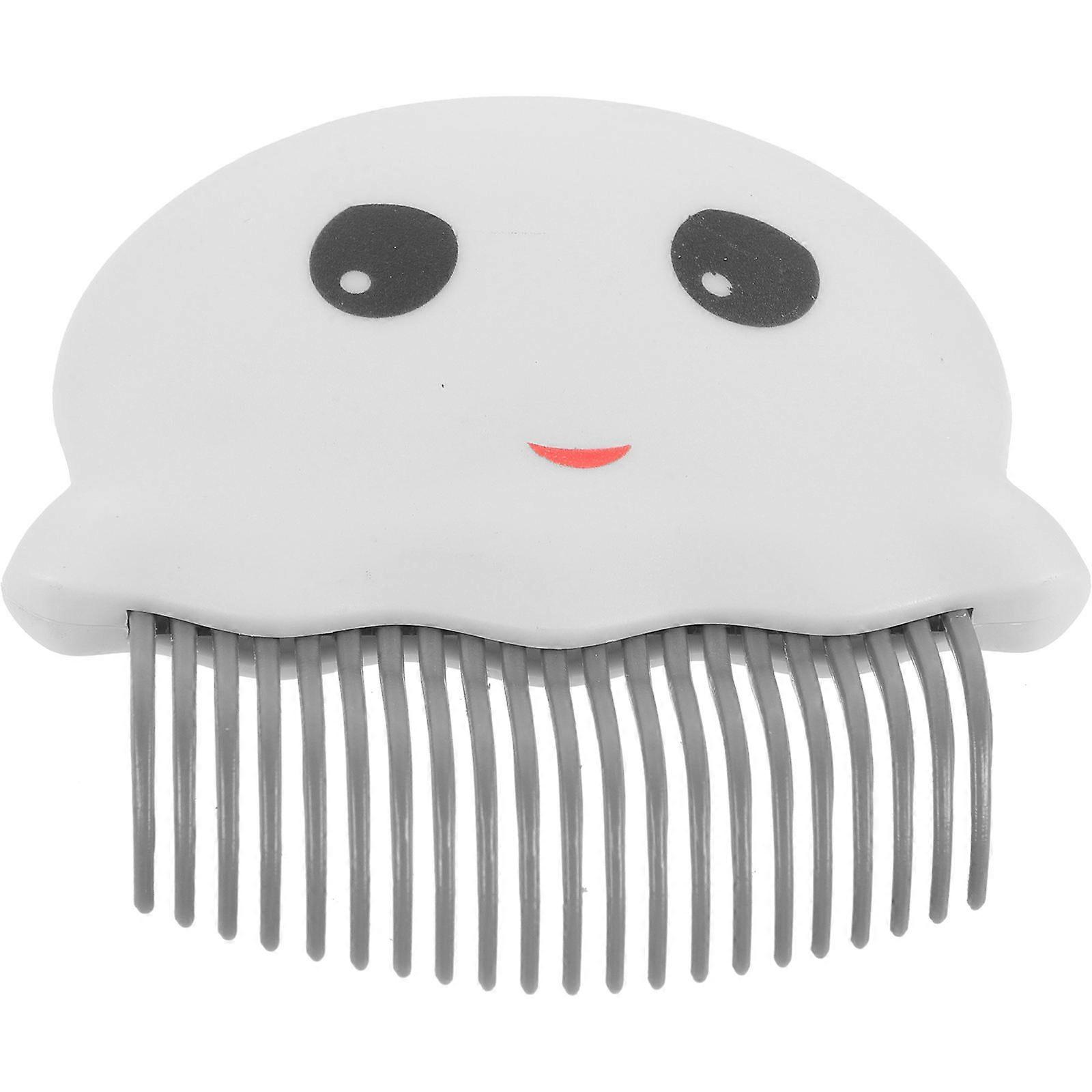 Portable Comb Cat Comb for Pet Hair Removing 2Pcs Light Grey Accessory