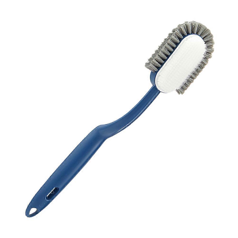 Plastic Scrub Cleaning Brush Tool for Home with Long Handle 2Pcs