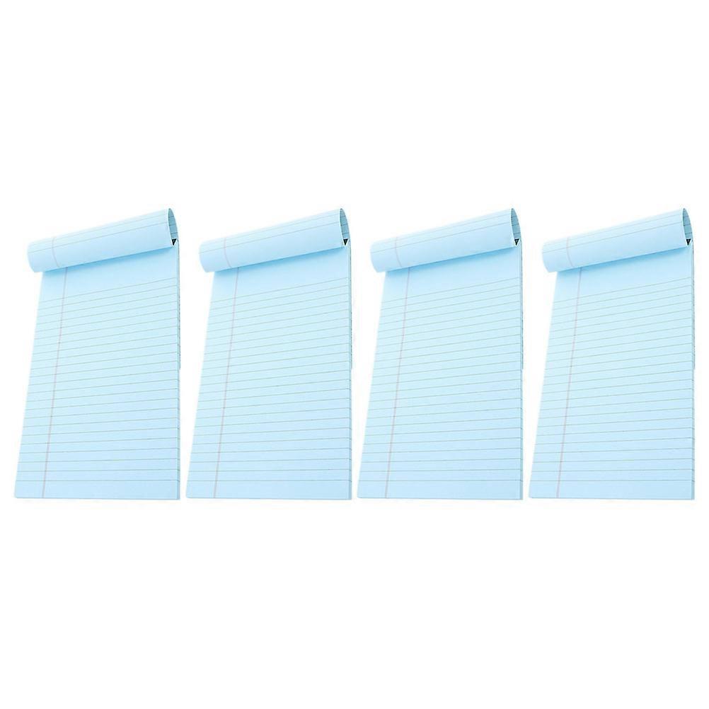 Legal Pad Lined Paper Notepad For Daily Use At Home And School 20.30X12.70X0.60CM Blue Simple Design 16Pcs