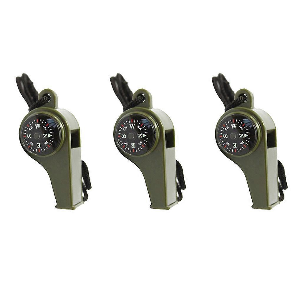 Outdoor Compass Whistle Survival Thermometer Emergency 3-in-1 9Pcs