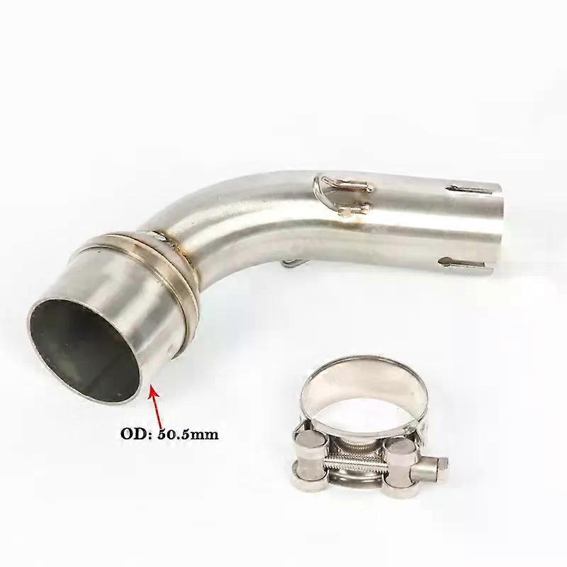 For Yamaha YZF R25 R3 MT-03 MT03 Motorcycle Exhaust 51mm Escape Systems Connection Muffler Slip On Middle Link Pipe