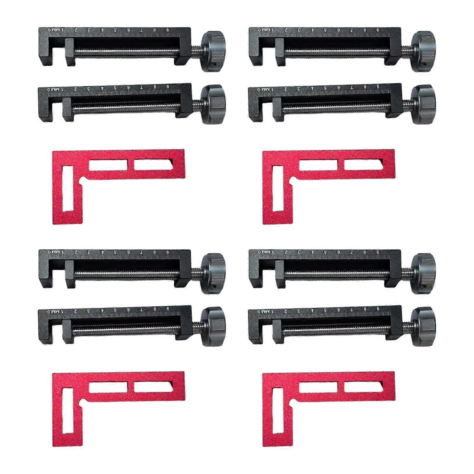 12 Pieces G Clamp with 90 Degree Angle Fixer Easily Install Calibration Tool