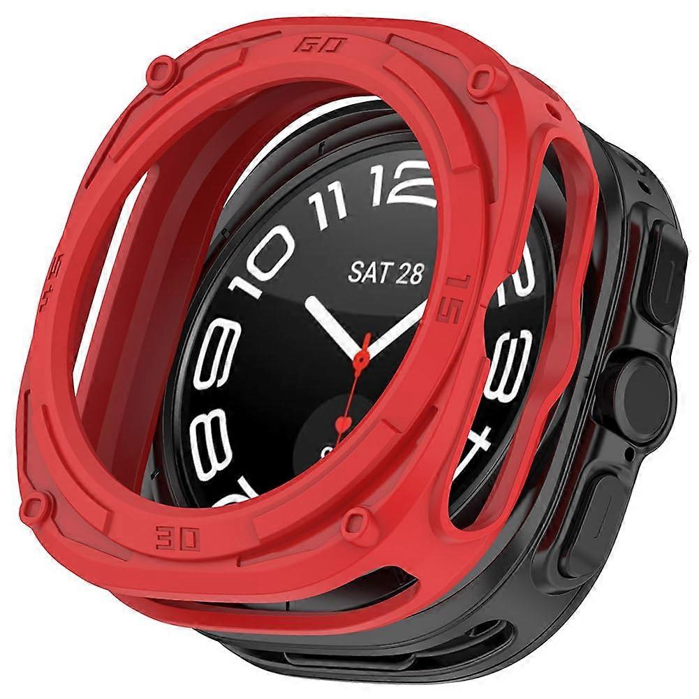 TPU Watch Case for Samsung Galaxy Watch 7 Ultra 47mm Red Bumper AllAround Shockproof Protective Case