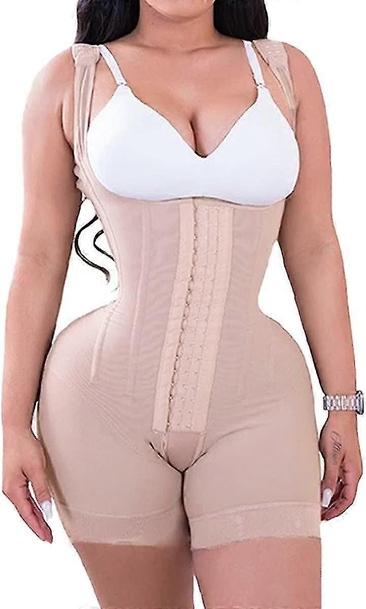 여성용 Shapewear Tummy Control Fajas Colombianas 바디수트 수술 후 압축 의류 허리 트레이너