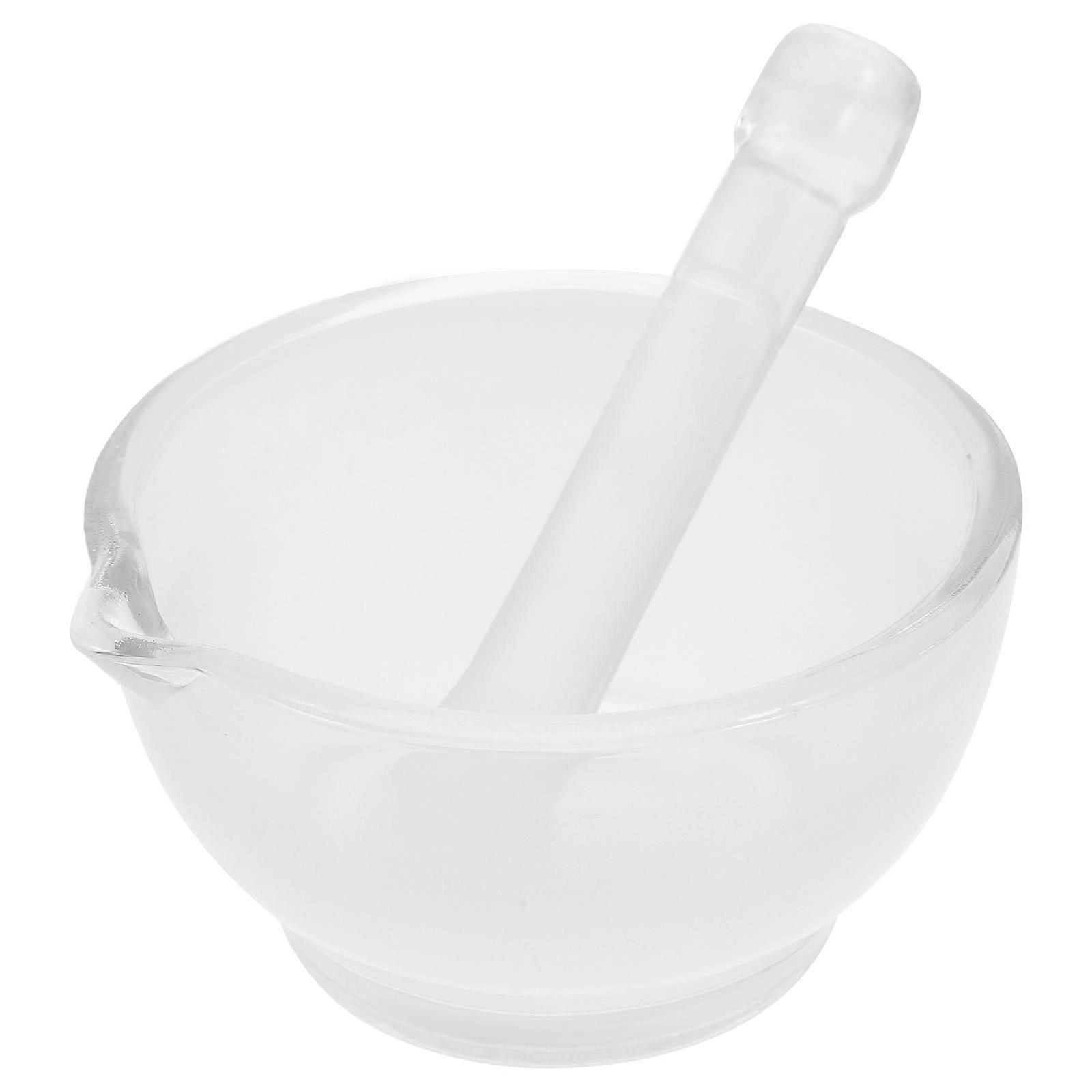 Medicines Crushers Glass Mortar and Pestle Set for 4Sets