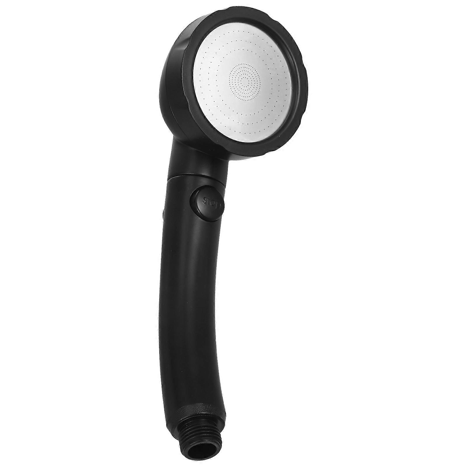 5Pcs Black Bathroom Adjustable Shower Nozzle Handheld Sprayer