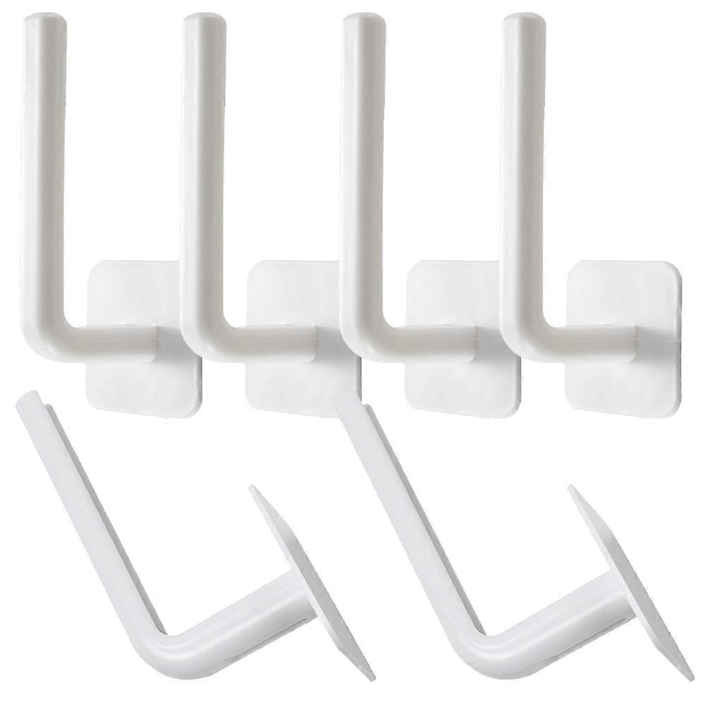 Wall Mount Hat Holder Rack for Hat Storage 18Pcs Set White