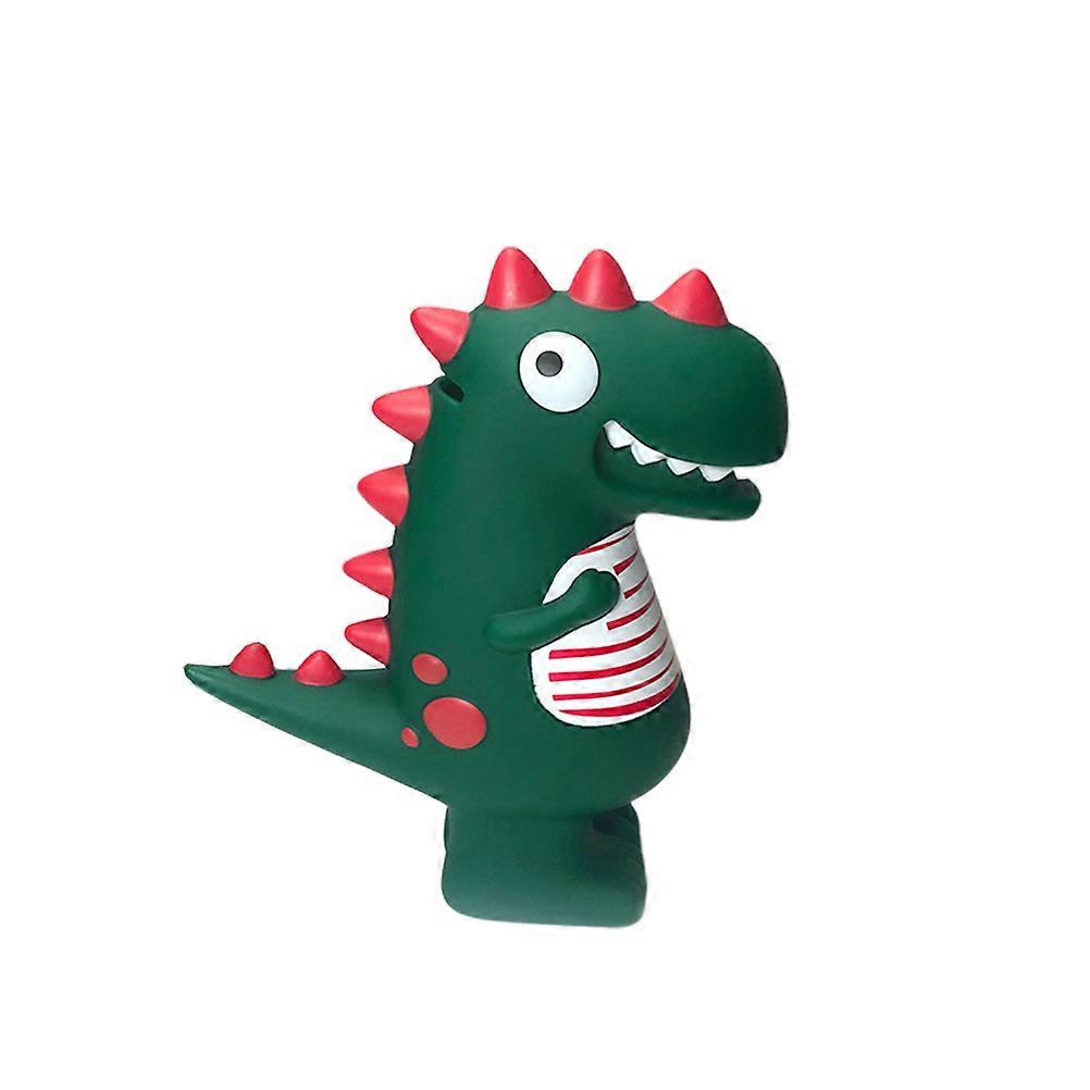 Coin Container Dinosaur Piggy Bank for Storage 2Pcs Green Table Ornament