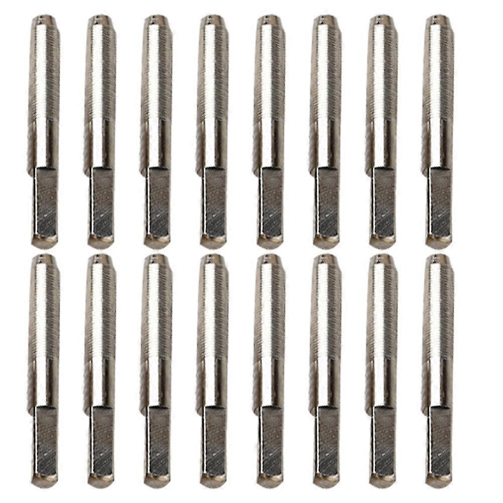 Silver Harp String Pin Metal Nails for Instrument Use 48Pcs Set