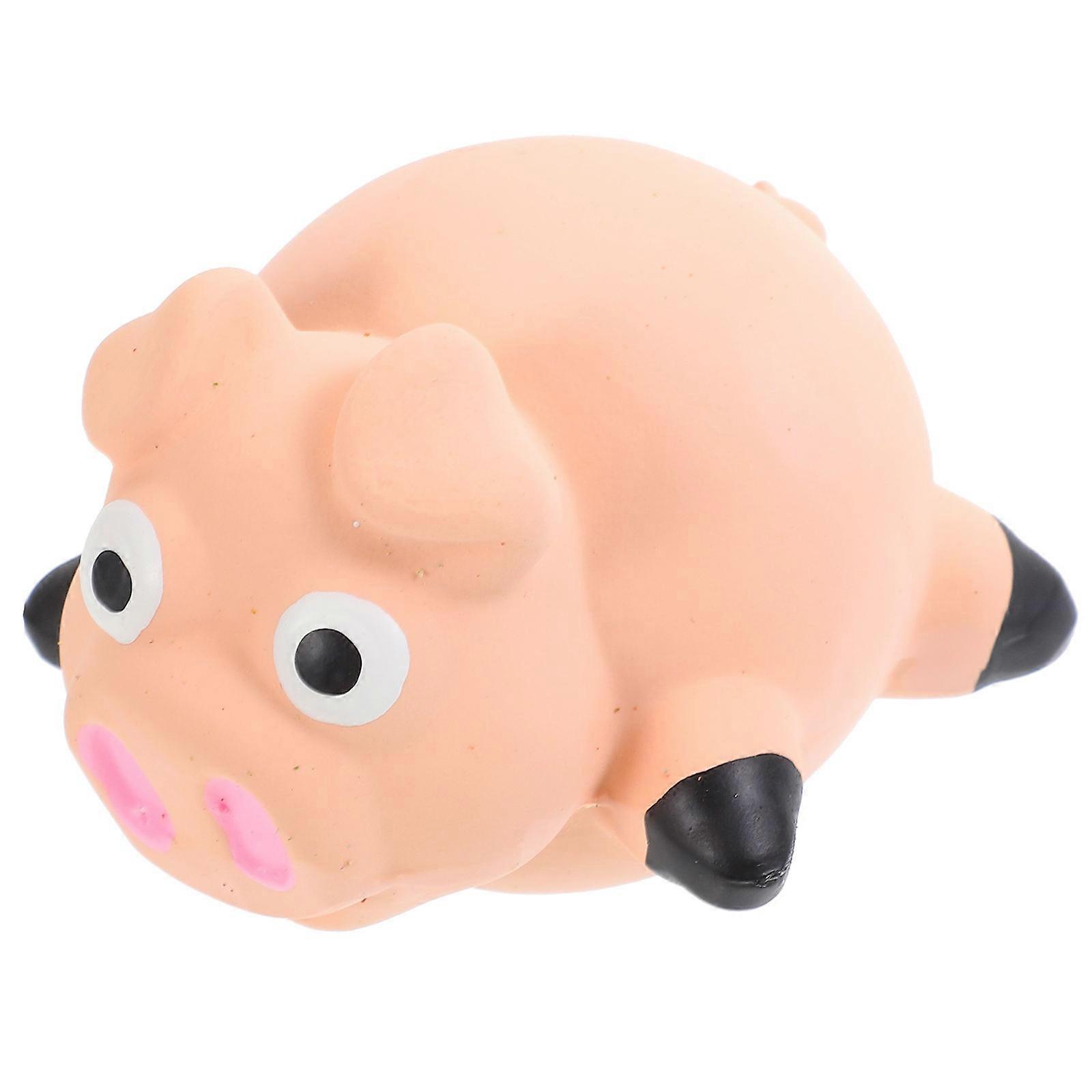 Dog Chew Toys Latex Pig Shape for Training 5Pcs Small Puppy Toys