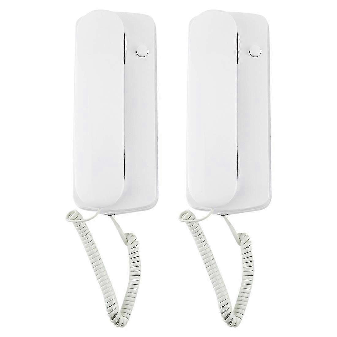 109DC Two-way High-definition Wired Intercom Doorphone (White)