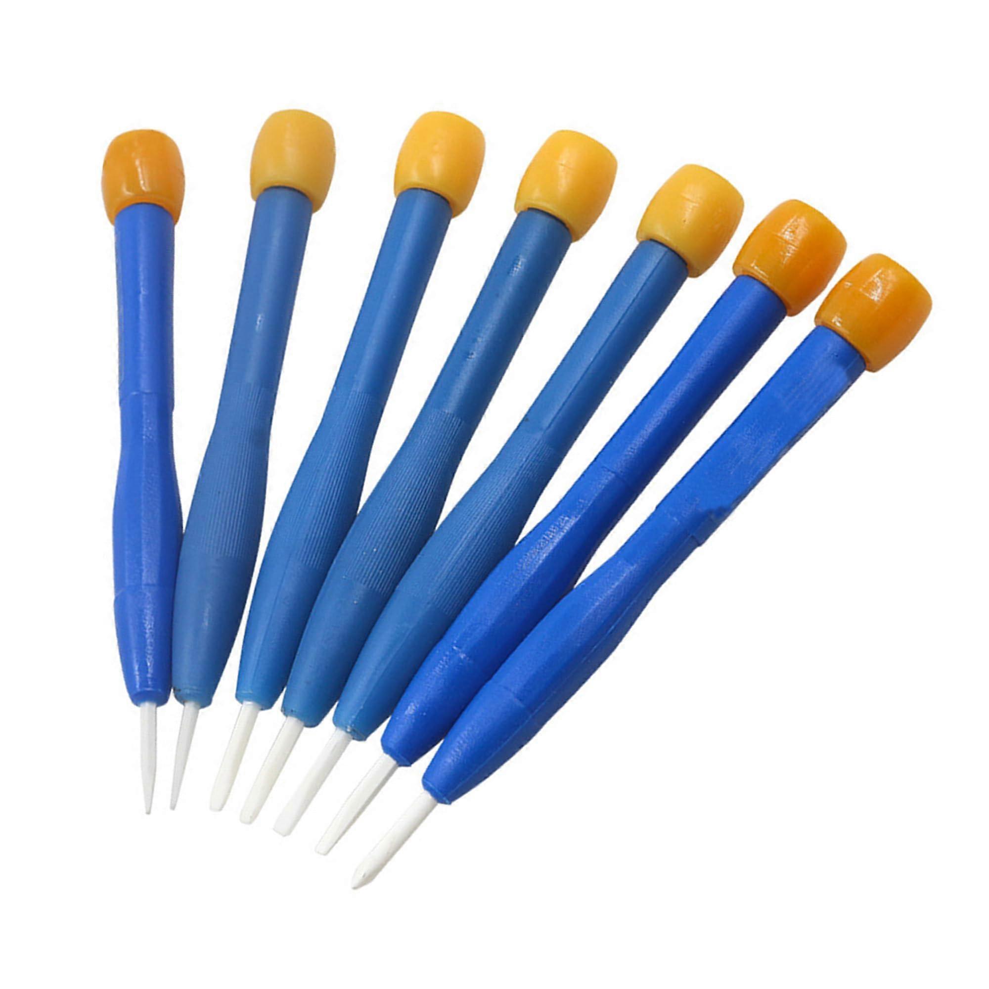 8pcs Adjustable Frequency Screwdriver AntiStatic Set With Interchangeable Blades Durable For Electronics