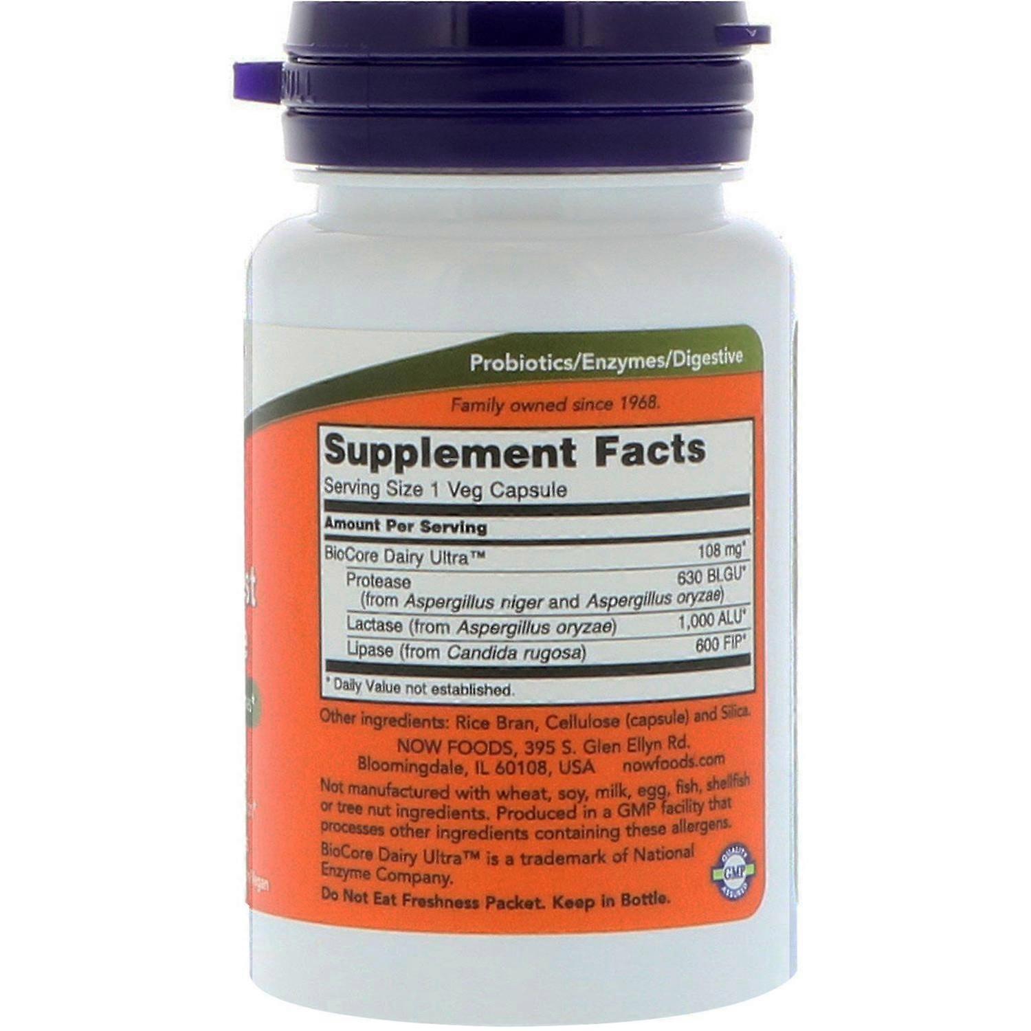 Now Foods, Dairy Digest Complete, 90 Veg Capsules