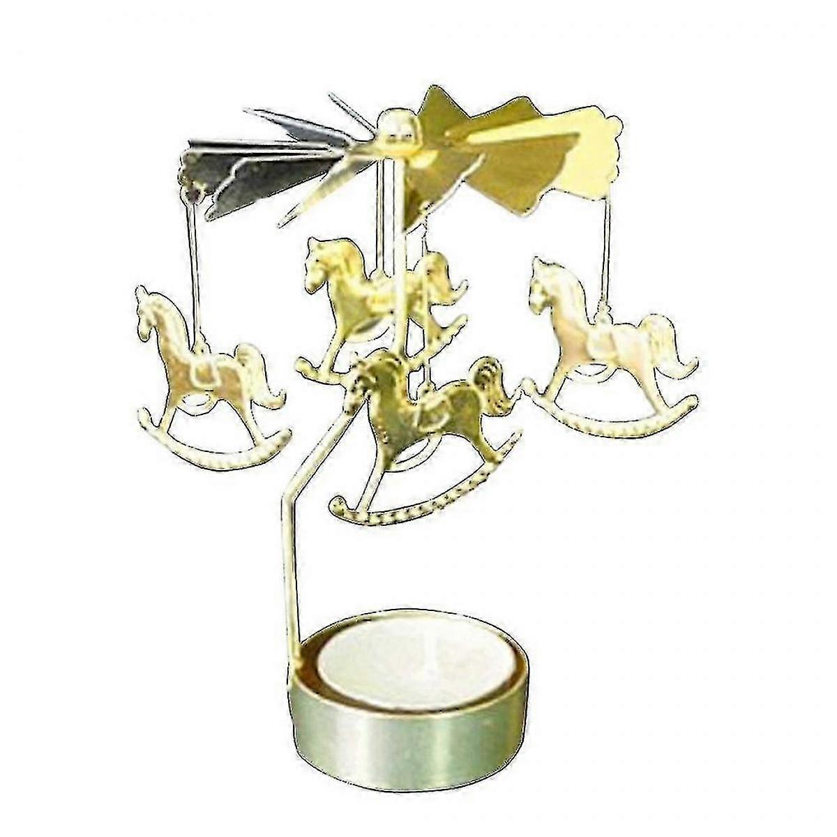 Romantic Rotation, Spinning Carrousel, Tea Light, Candle Holder