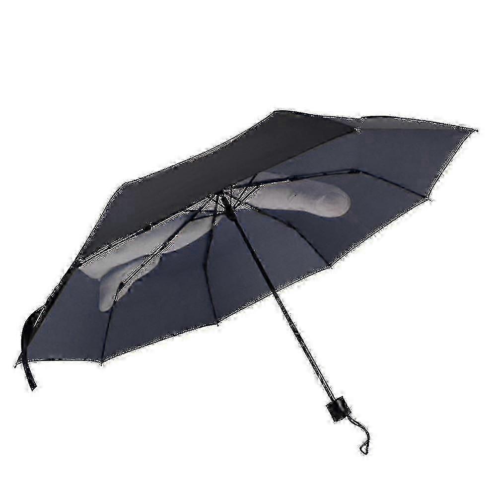 2023 Cool Three-Folding Umbrella: Anti-sun, Rain & Windproof with Middle Finger Up Design for Europe