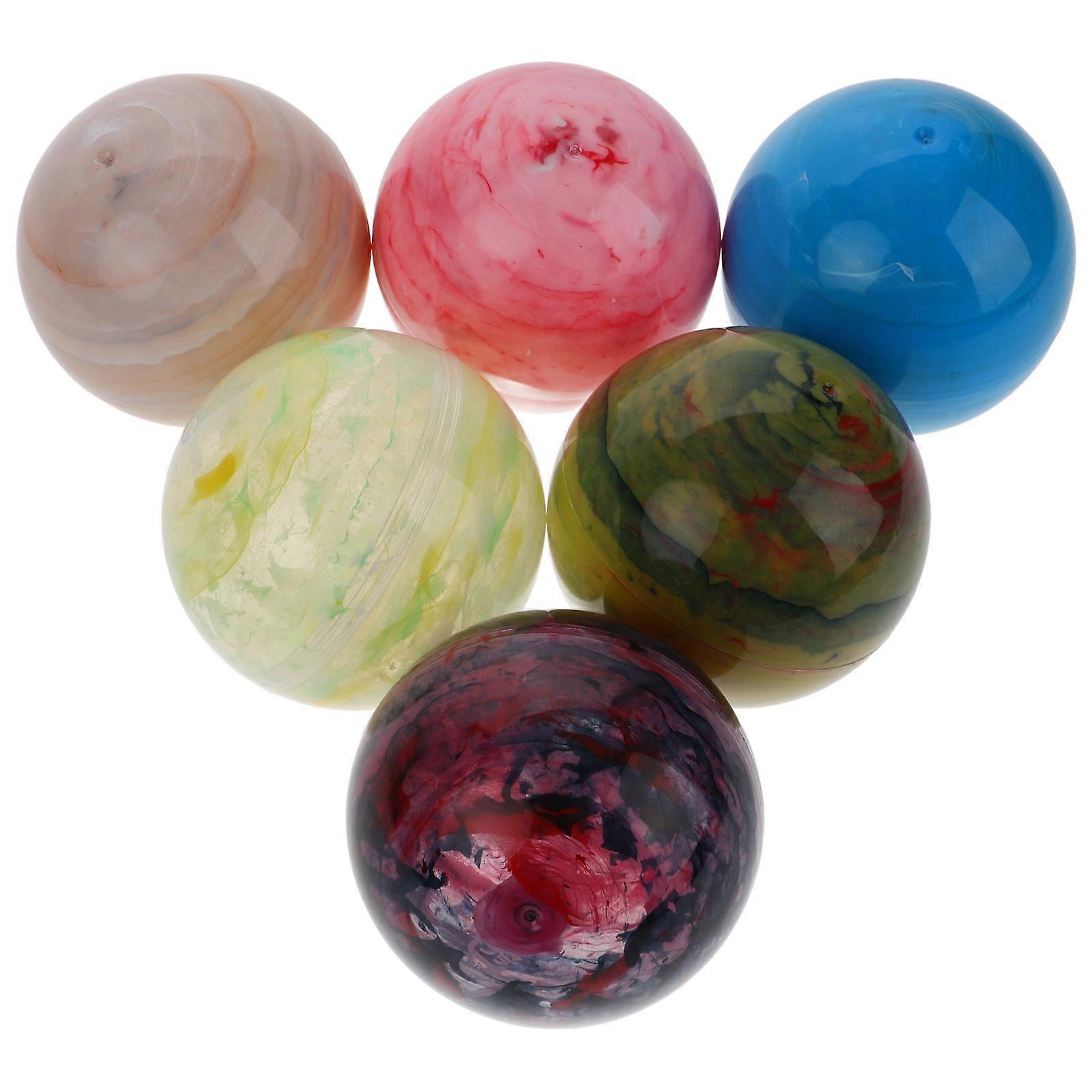 Vending Machine Capsules Balls Plastic for Candy Storage 6Pcs